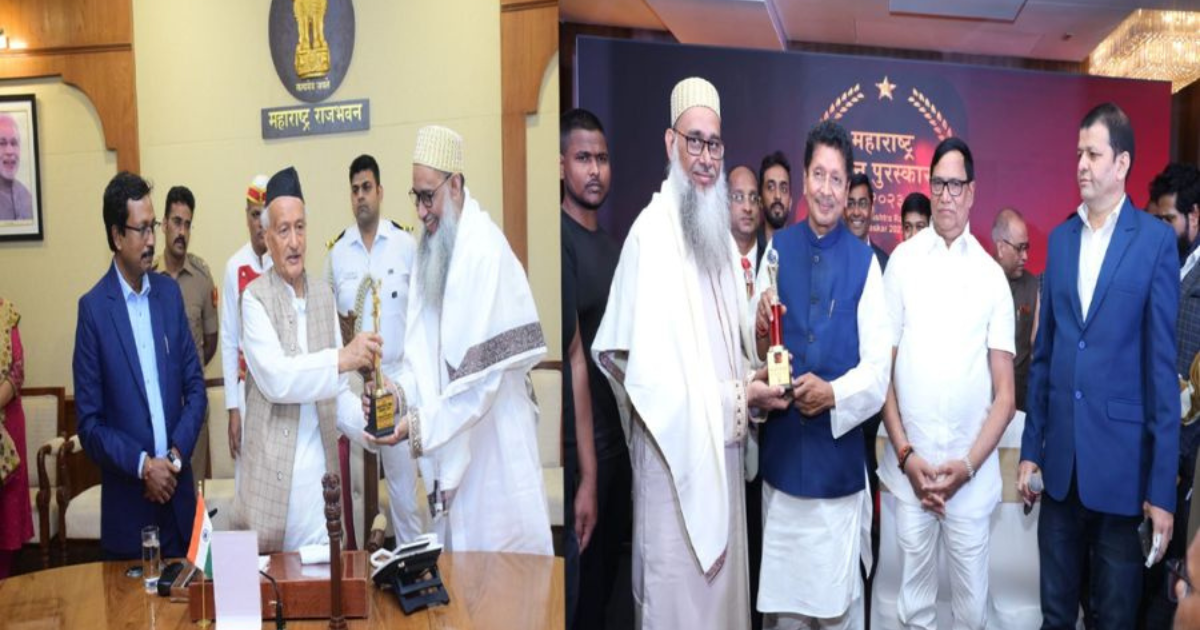 Founder of  Care Takers Exterior & Interior, Dr Mustafa Yusufali Gom honoured with the Gau Bharat Bharti Award by the Governor, expresses gratitude!